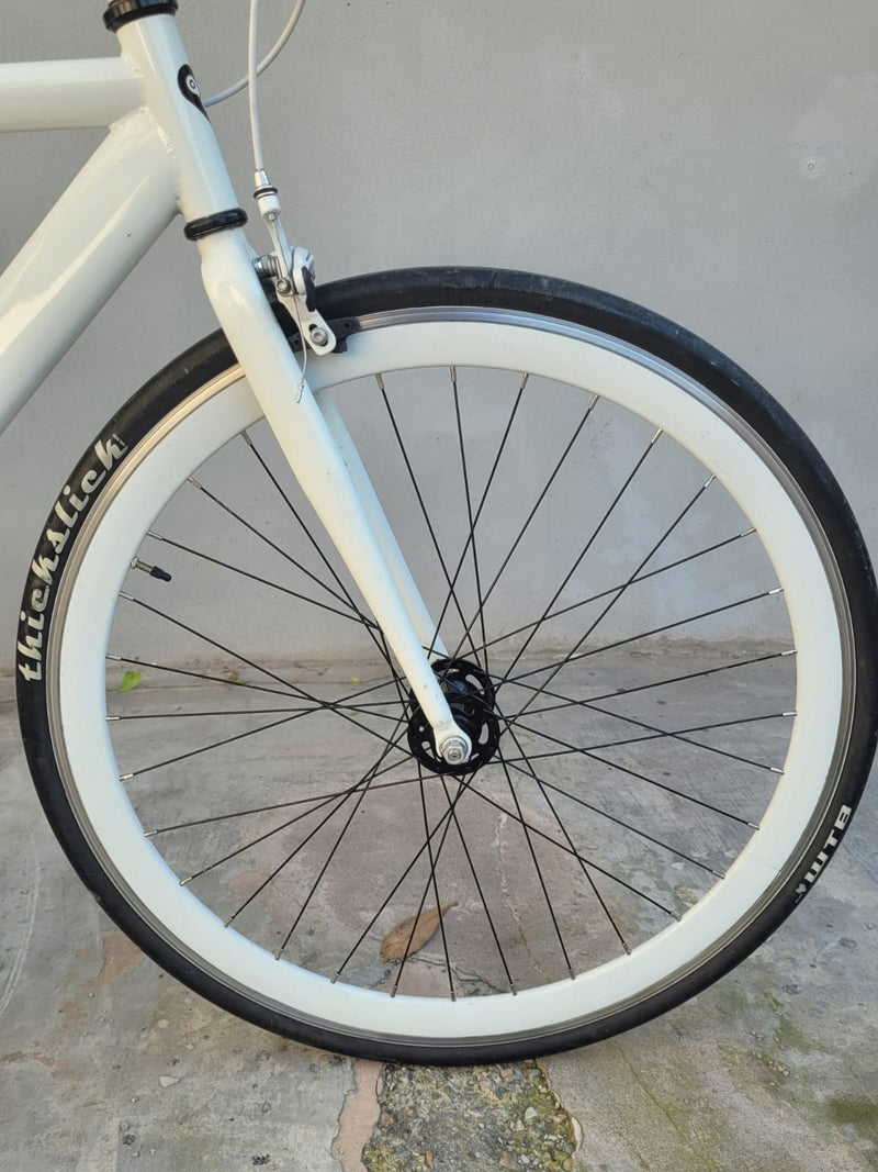 Carica immagine in Galleria Viewer, BONVELO FIXIE BIKE IN ALLUMINIO BIANCO TAGLIA 50 USATO IN CONTO-VENDITA