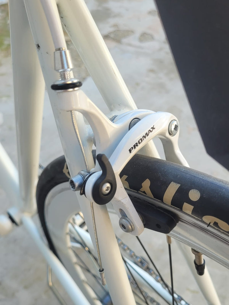 Carica immagine in Galleria Viewer, BONVELO FIXIE BIKE IN ALLUMINIO BIANCO TAGLIA 50 USATO IN CONTO-VENDITA