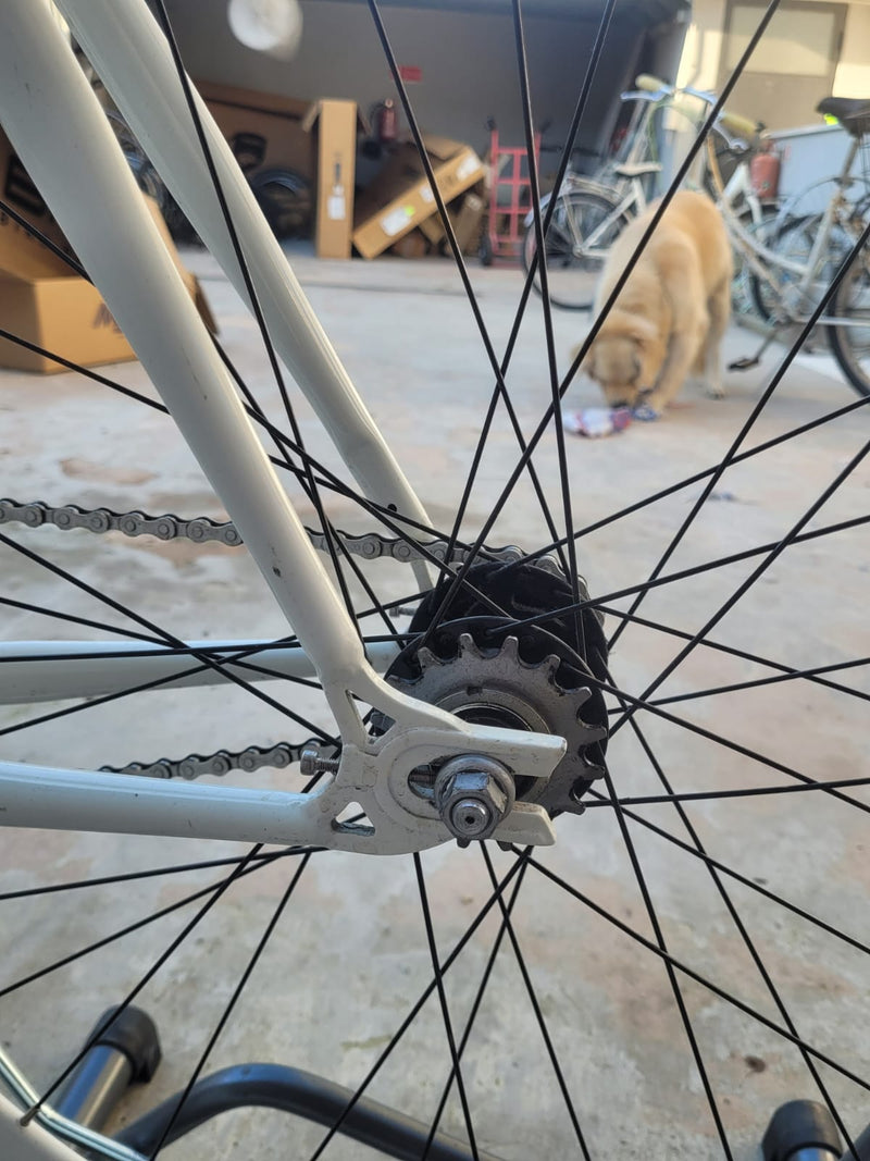 Carica immagine in Galleria Viewer, BONVELO FIXIE BIKE IN ALLUMINIO BIANCO TAGLIA 50 USATO IN CONTO-VENDITA