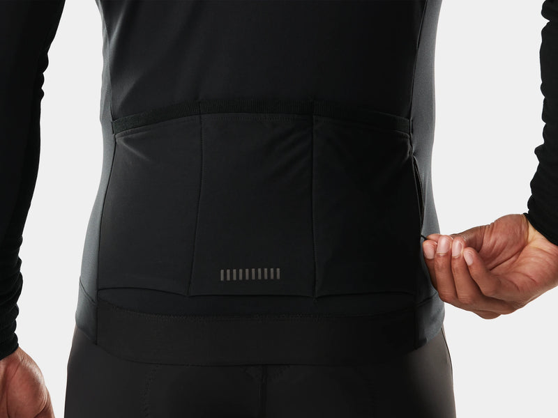 Load image into Gallery viewer, Trek Trek Circuit Thermal Long Sleeve Cycling Jersey Black