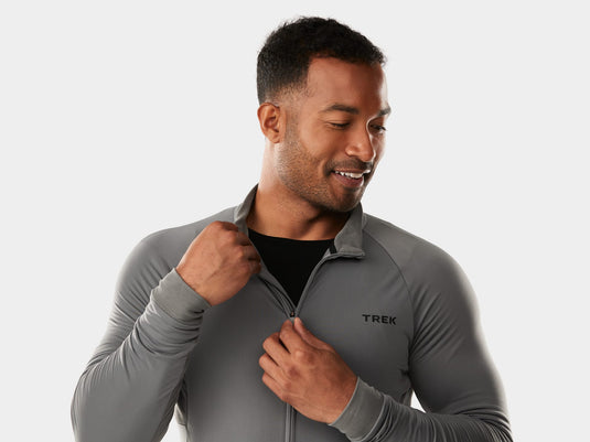 Trek Maglia da ciclismo Trek Circuit Thermal a manica lunga Charcoal grey