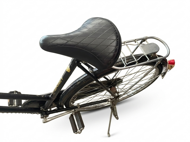 Carica immagine in Galleria Viewer, BICI DA CITTA' DONNA OLANDA 1V ACCIAIO NERO USATO-REVISIONATO