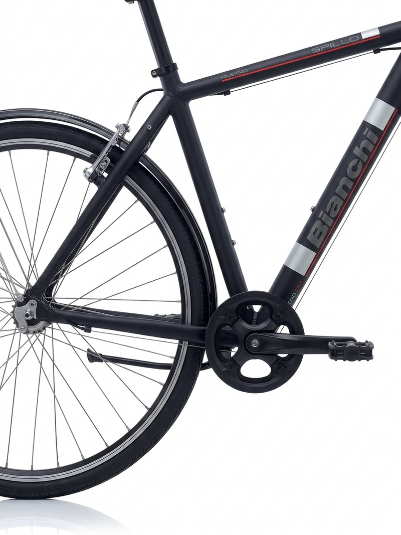 Carica immagine in Galleria Viewer, BIANCHI SPILLO CITY BIKE DONNA ALLUMINIO 3X7V TG S NERO OPACO KM0 USATO IN CONTO-VENDITA