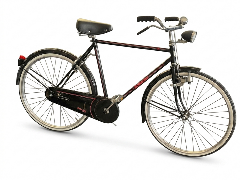 Load image into Gallery viewer, BOTTECCHIA BICI UOMO CITTA' BACCHETTA TG.M NERO USATO-REVISIONATO