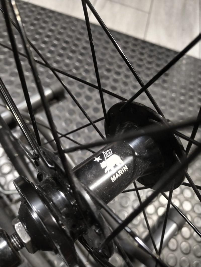 Carica immagine in Galleria Viewer, MARIN CERCHIO ANT. ROAD/GRAVEL 700X19C DISK 6 FORI QUICK RELEASE NERO USATO-REVISIONATO