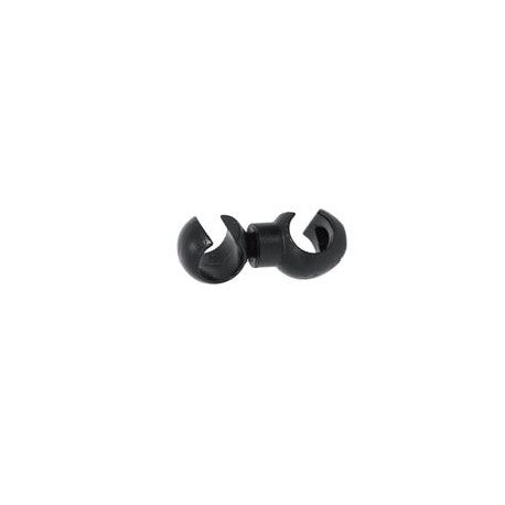 XON BLACK ANTISLIP SPACED HOOKS