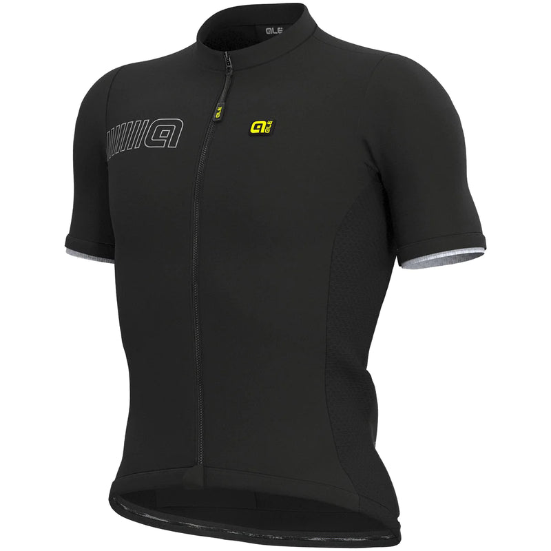 Load image into Gallery viewer, ALE Solid Color Black short sleeve jersey - Black