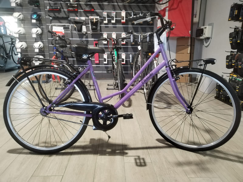 Carica immagine in Galleria Viewer, CASADEI CITY BIKE OLANDA DONNA 26" 1 VELOCITA' LILLA