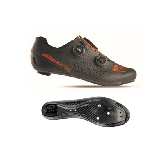Gaerne FUGA scarpe ciclismo corsa strada black/orange opaco doppio BOA