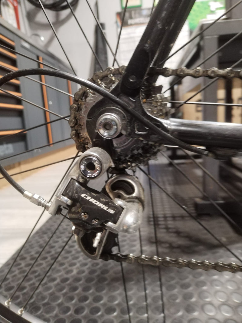 Carica immagine in Galleria Viewer, SAB BICI DA STRADA TAGLIA 56 NERO OPACO USATO IN CONTO-VENDITA