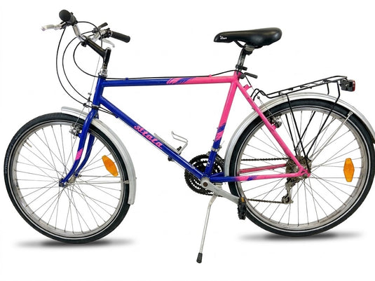 ATALA MTB UP 1 bici city-trekking 26" blu-rosa taglia M USATO IN CONTO-VENDITA