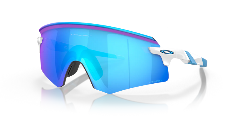 Load image into Gallery viewer, Oakley Encoder Polished White Prizm Sapphire
