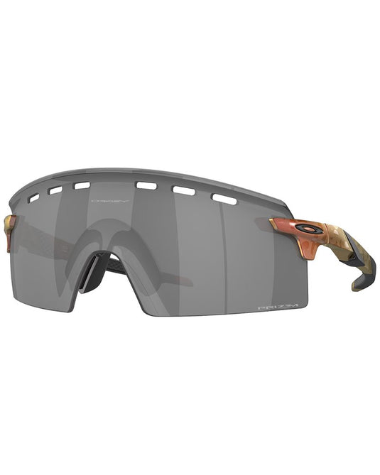 Oakley Occhiali Encoder Strike Vented Community Collection Rosso/Oro Colorshift Opaco/Prizm Black