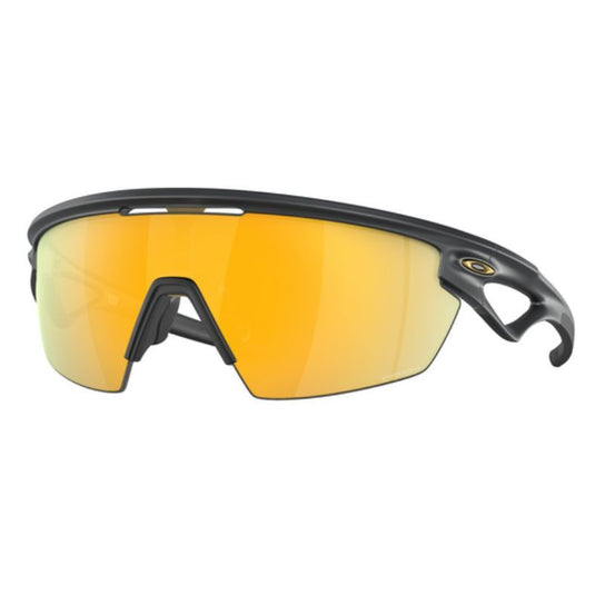 Occhiali Oakley Sphaera nero opaco lente prizm 24K polarized