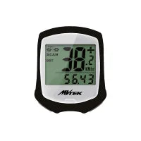 Ciclocomputer LAMPO 9 Funzioni Nero/Bianco - con Filo