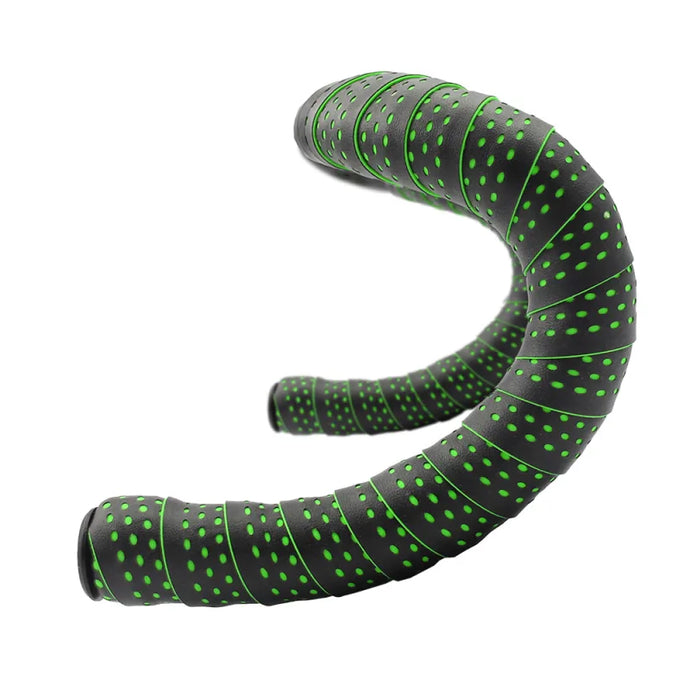 Nastro coprimanubrio forato no-slick Nero/Verde