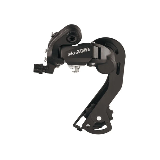 MICROSHIFT Cambio MTB 2/3x6/7V Gabbia Lunga in Acciaio 32 Denti Nero