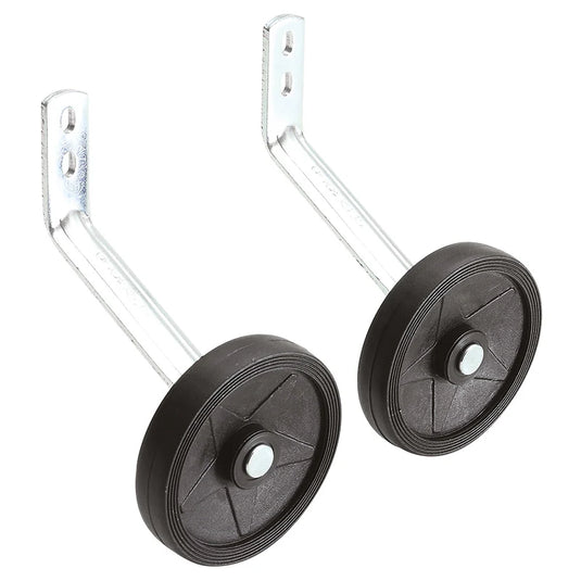 Stabilizzatori 10/12" con Attacco al Telaio a 2 Fori Argento e Nero (COPPIA)