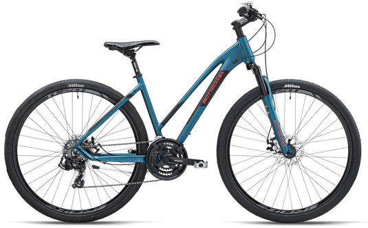 BOTTECCHIA 321 EVO LITE CROSS Fs SHIMANO TY500 DISK 21s TAGLIA 44 COLORE BLU OPACO