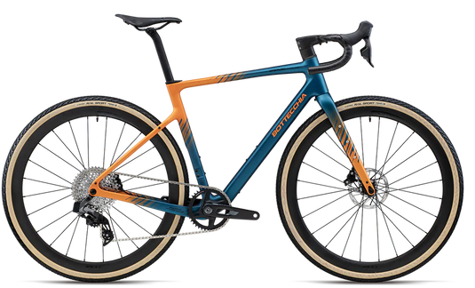 BOTTECCHIA 51EK GRAVEL OVERLAND CAMPAGNOLO EKAR GT 13S TAGLIA 52 C34 BLU-ARANCIO OPACO