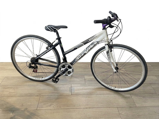 bici Nuzzi Surfer city-trekking donna alluminio taglia s grigio/bianco USATO-REVISIONATO