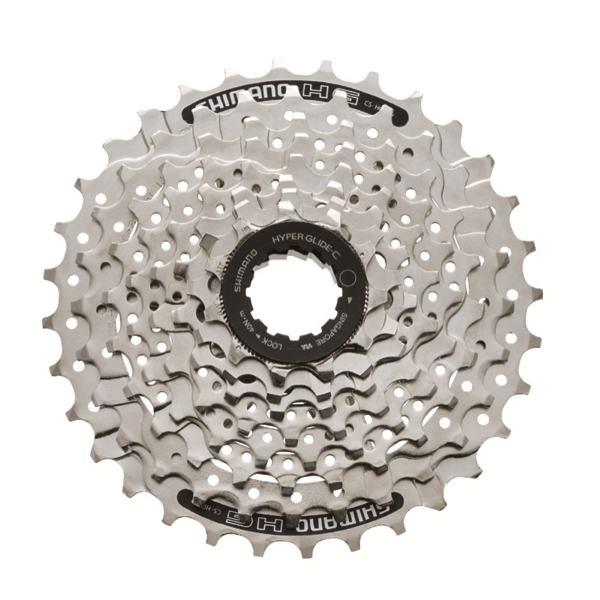 SHIMANO PACCO PIGNONI A CASSETTA ACERA HG41 8V - 11-34 DENTI, ARGENTO