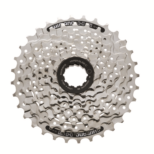 SHIMANO PACCO PIGNONI A CASSETTA ACERA HG41 8V - 11-34 DENTI, ARGENTO