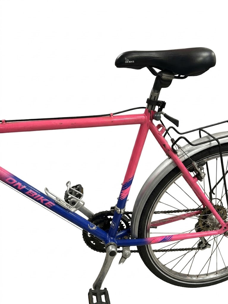 Carica immagine in Galleria Viewer, ATALA MTB UP 1 bici city-trekking 26" blu-rosa taglia M USATO IN CONTO-VENDITA

