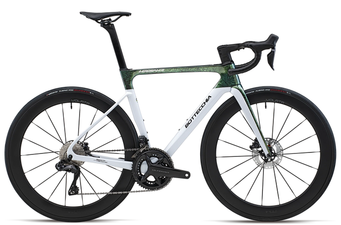 BOTTECCHIA AEROSPACE DI2 ULTEGRA 24 SPEED DISK WHITE-GREEN MARMOR 53