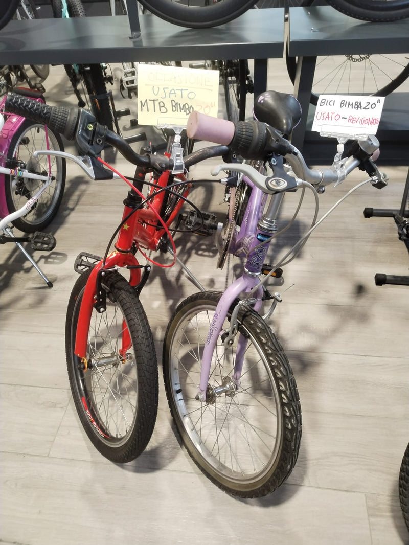 Load image into Gallery viewer, PROMO-PRENATALE COPPIA BICI BIMBO/A 20&quot; USATO-REVISIONATO
