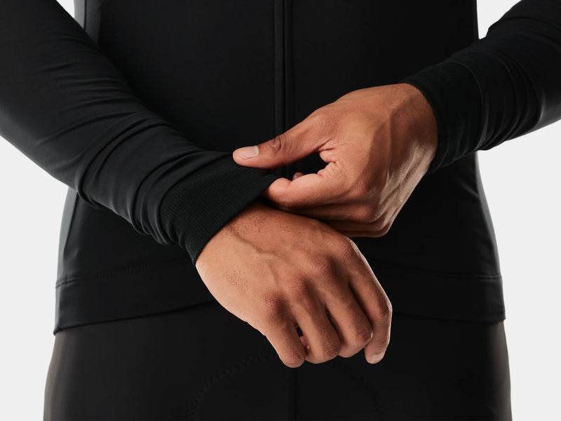 Load image into Gallery viewer, Trek Trek Circuit Thermal Long Sleeve Cycling Jersey﻿ Black 
