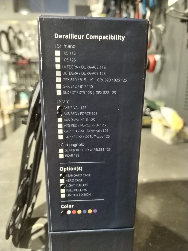 Carica immagine in Galleria Viewer, NOVA RIDE KIT BILANCERE CARBON CERAMIC PER RIVAL/FORCE/RED AXS 12V NERO
