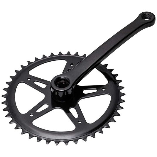 GUARNITURA FERRO PERNO QUADRO 42 DENTI NERA + PEDIVELLA SX