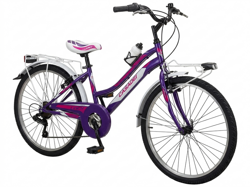 Carica immagine in Galleria Viewer, CASADEI LINCY 24"X1.75 6V VIOLA/FUXIA/BIANCA PROMO
