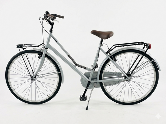CASADEI OLANDA CITY BIKE DONNA 26" 1V ACCIAIO GRIGIO LUCIDO