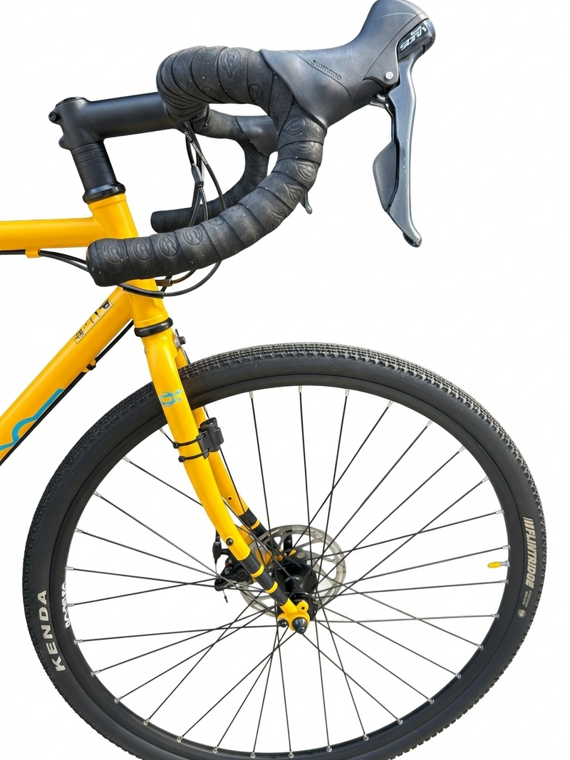 Carica immagine in Galleria Viewer, CINELLI HOBOOTLEG EASYTRAVEL 2X10 ACCIAIO GIALLO SENAPE TG 55
