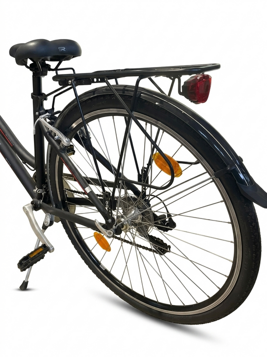 BIANCHI SPILLO CITY BIKE DONNA ALLUMINIO 3X7V TG S NERO OPACO KM0 USATO IN CONTO-VENDITA