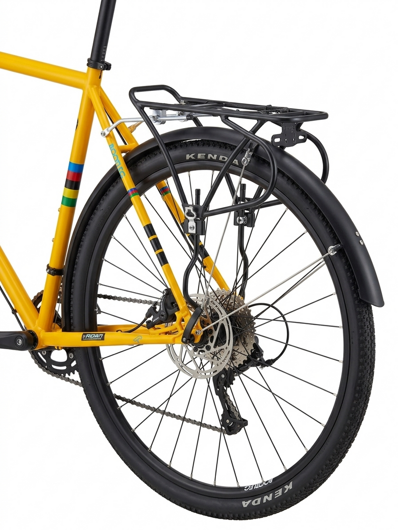 Carica immagine in Galleria Viewer, CINELLI HOBOOTLEG EASYTRAVEL 2X10 ACCIAIO GIALLO SENAPE TG 55
