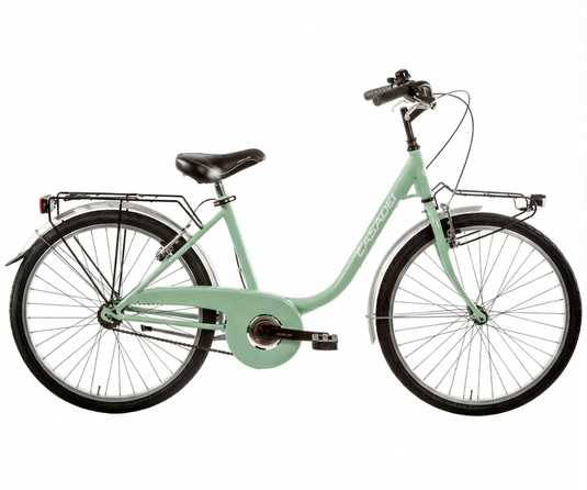 CASADEI BICI VENERE DONNA DA CITTA' 24''X1.75 1V FRASCA BASSA VERDE PASTELLO