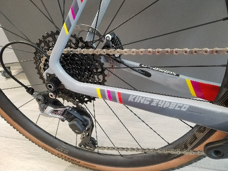Carica immagine in Galleria Viewer, CINELLI ZYDECO KING GRAY DUMBO GRX 820 1x11 TAGLIA M
