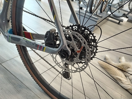 Carica immagine in Galleria Viewer, CINELLI ZYDECO KING GRAY DUMBO GRX 820 1x11 TAGLIA M
