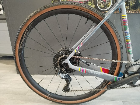 Carica immagine in Galleria Viewer, CINELLI ZYDECO KING GRAY DUMBO GRX 820 1x11 TAGLIA M
