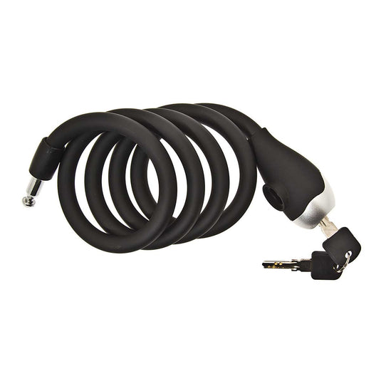 BRN LUCCHETTO A SPIRALE SILICONE NERO