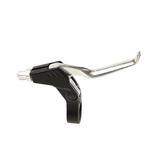 MVTEK LEVA FRENO SINISTRA CITYBIKE 4 DITA IN ALLUMINIO ARGENTO CON COLLARINO NERO