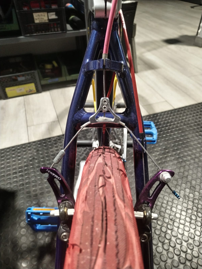 Carica immagine in Galleria Viewer, BICI MTB 26&quot; RCB R7000 ALLUMINIO  BLU/GIALLO TAGLIA S USATO-REVISIONATO
