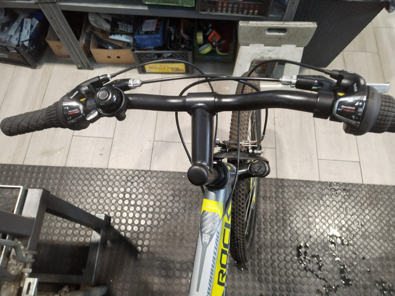 Load image into Gallery viewer, ROCKMACHINE BICICLETTA MTB 26&quot; ALLUMINIO GRIGIO TITANIO-VERDE LIME USATO-REVISIONATO
