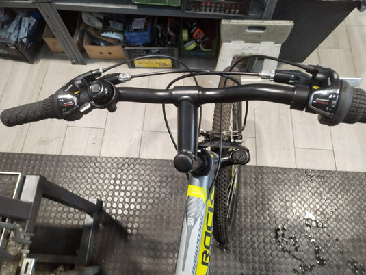 ROCKMACHINE BICICLETTA MTB 26" ALLUMINIO GRIGIO TITANIO-VERDE LIME USATO-REVISIONATO