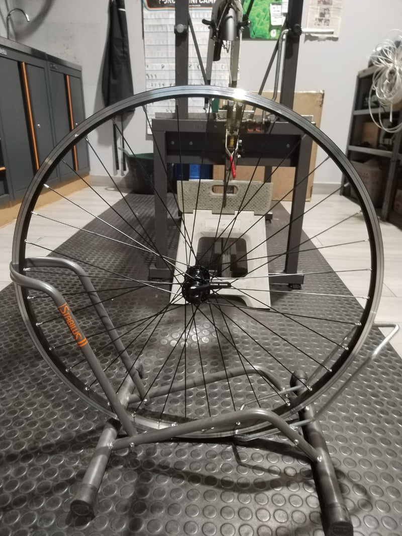 Load image into Gallery viewer, CINELLI BOOTLEG CERCHIO ANTERIORE 28&quot; ALLUMINIO RIM-BRAKE QUICK RELEASE NERO
