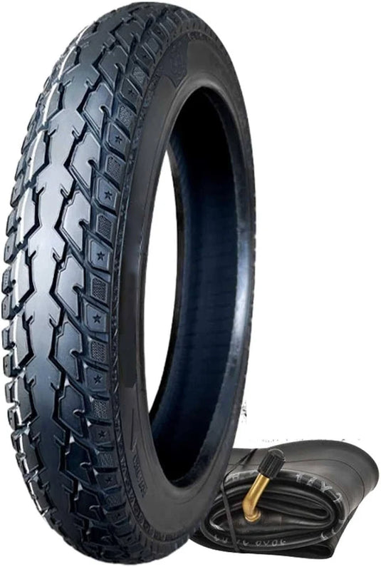 SET COPERTONE RIGIDO + CAMERA D'ARIA 14'' x 2.125 FOLDED BIKE NERO