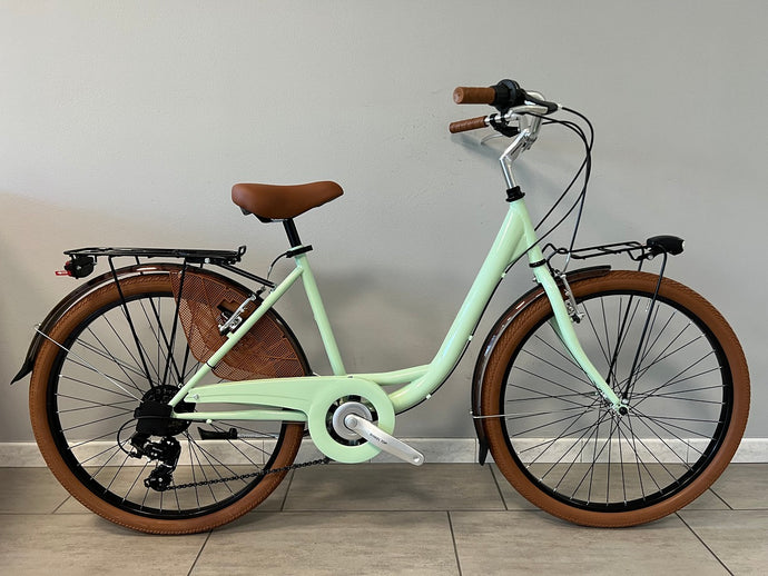 CASADEI VENERE CITY 26X1.75 LUSSO VINTAGE VERDE PASTELLO-MARRONE TAGLIA 43